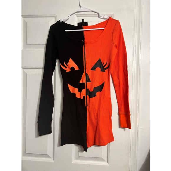 Dolls Kill Other - Dolls kill feelin hollow inside pumpkin romper